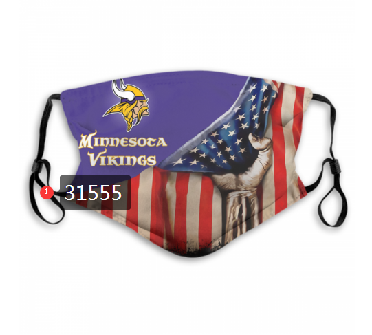 NFL 2020 Minnesota Vikings #31 Dust mask with filter->nfl dust mask->Sports Accessory